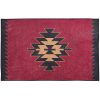 Black Bear Red Dawn Washable Rug 24" X 38"
