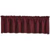 Black Bear Red Dawn Valance 14" L