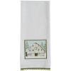 Christmas Barn Patch Dishtowel