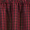 Black Bear Red Dawn Valance 14" L