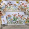 Garden Glory Bunny Table Runner 36" L