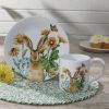 Garden Bunnies Salad Plate