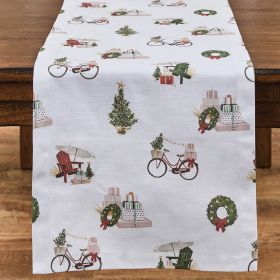 Christmas Coast Table Runner 72" L