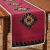 Black Bear Red Dawn Table Runner 54" L