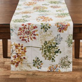 Lace Flowers Table Runner 72" L