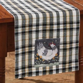 My Little White Hen Table Runner 54" L