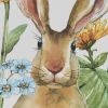 Garden Bunnies Salad Plate