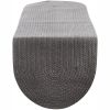 Essex Table Runner 54" L - Charcoal