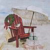 Christmas Coast Table Runner 54" L