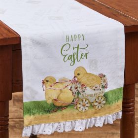 Storybook Easter Table Runner 36" L