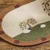 Willow And Sheep Printed Braided Table Runner 36"L
