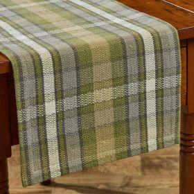 Boulder Lodge Plaid Table Runner 36"L