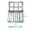 Boulder Lodge Plaid Tiers 36"L