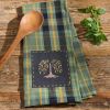 Willow Lane Plaid Decorative Dishtowel