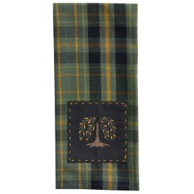Willow Lane Plaid Decorative Dishtowel