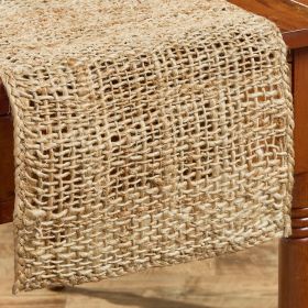 Jute Woven Table Runner 54"L