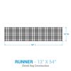 Willow Lane Chindi Table Runner 54"L