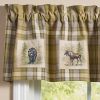Boulder Lodge Plaid Lined Patch Valance 14"L