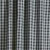 Stafford Lined Panel Pair 84"L - Black And Cream