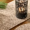 Spice Bin Braided Table Runner 36"L - Cocoa