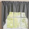 Stafford Swags 36"L - Black And Cream