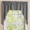 Stafford Swags 36"L - Black And Cream
