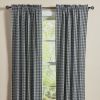 Stafford Lined Panel Pair 84"L - Black And Cream
