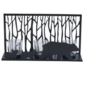 Bear Centerpiece Candle Holder