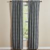 Stafford Lined Panel Pair 84"L - Black And Cream