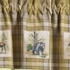 Boulder Lodge Plaid Lined Patch Valance 14"L