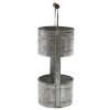 Galvanized 2 Tier Caddy