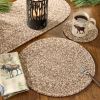 Spice Bin Braided Table Runner 36"L - Cocoa