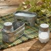 Galvanized Salt And Pepper Set