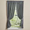Stafford Panel Pair 63"L - Black And Cream