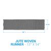 Jute Woven Table Runner 54"L
