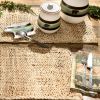 Jute Woven Table Runner 36"L