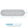 Spice Bin Braided Table Runner 54"L - Cocoa