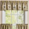 Boulder Lodge Plaid Lined Patch Valance 14"L