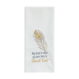 Why Blend In Decorative Dishtowel