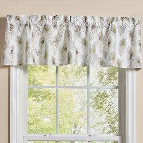 Feathered Fall Print Valance 14"L