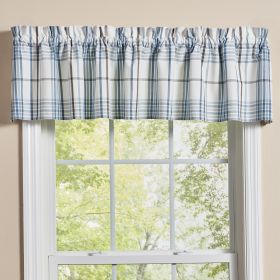 Abbott Plaid Valance 14"L