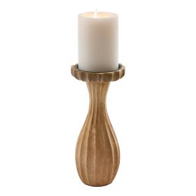 Fluted Candle Holder Short