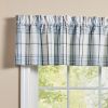 Abbott Plaid Valance 14"L
