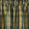 Willow Lane Plaid Valance 14"L