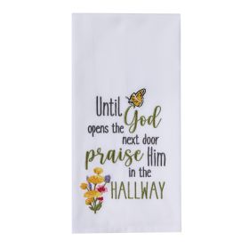 Praise Him Decorative Dishtowel