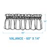 Cherry Blossom Valance 14" L