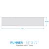 Garden Butterflies Runner 72" L