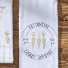 Cotton Tail With Carrots Dishtowel