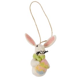 Bunny Wool Felt Ornament