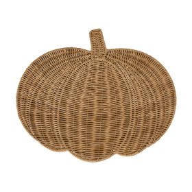 Rattan Pumpkin Charger